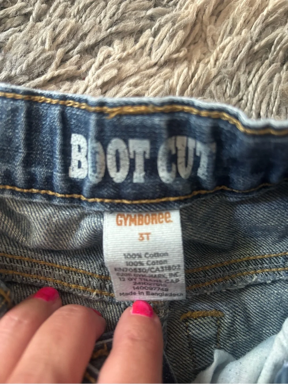 Gymboree Kids Blue Faded Straight Jeans